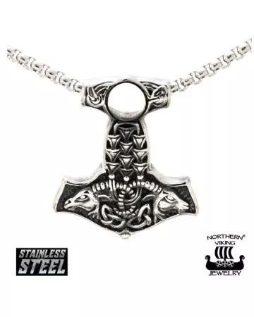 Northern Viking Jewelry Goat Thorin Vasara -kaulakoru 50 cm NVJRS084