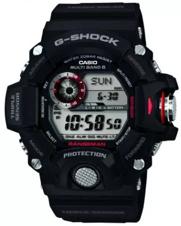 Casio G-Shock Rangeman Solar -rannekello GW-9400-1ER-1