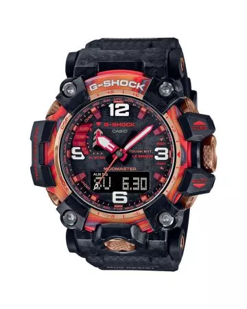 Casio G-Shock Master of G Mudmaster 40th Anniversary Flame Red Limited Edition GWG-2040FR-1AER