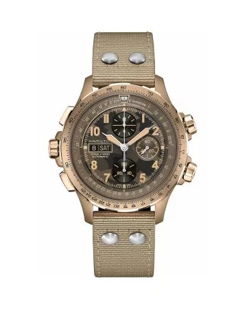Hamilton Khaki X-Wind Day Date Auto Chrono H77916920-1
