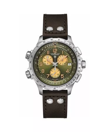 Hamilton Khaki X-Wind GMT Chrono Quartz H77922541-1