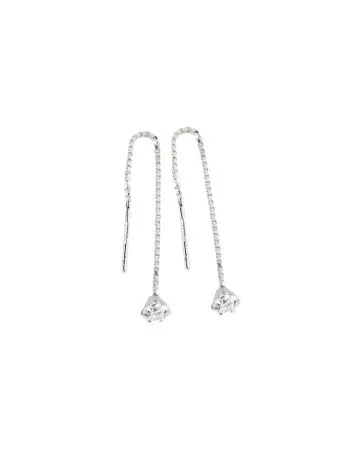 Hopeiset ketjukorvakorut H 462 KIRKAS