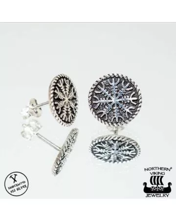 Northern Viking Jewelry Helm of Awe -korvakorut NVJKK023