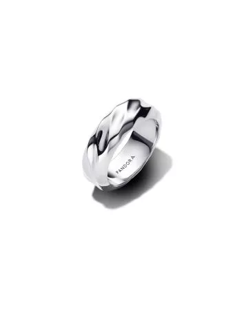 Pandora Rippled Wide Band sormus 193886C00