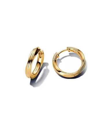 Pandora Twisted Hoop Earrings 263878C00