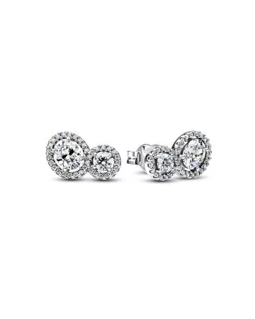 Pandora Embracing Halo Stud Earrings 293774C01