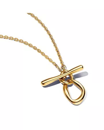 Pandora Organically Shaped Circles T-bar kaulakoru 50 cm 363255C00-50