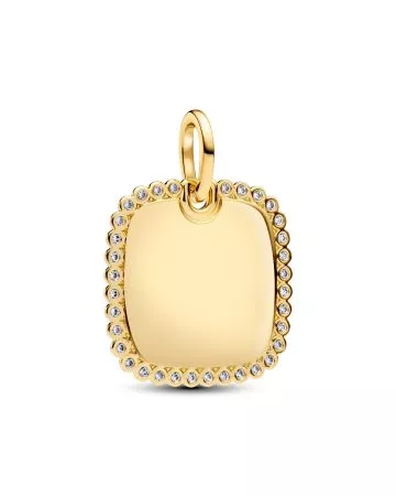 Pandora Engravable Square Tag Pendant 364009C01