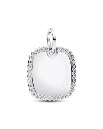 Pandora Engravable Square Tag Pendant 394009C01