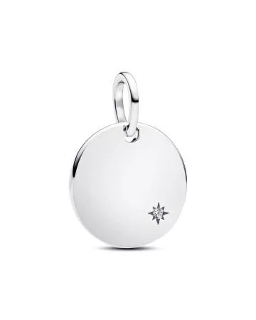 Pandora Engravable Lab-Grown Diamond Tag Pendant 394012C01