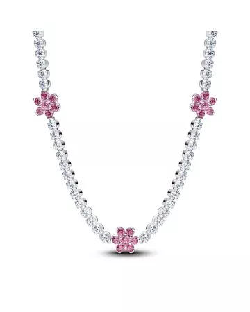 Pandora Pink Flower Tennis kaulakoru 394561C01-40