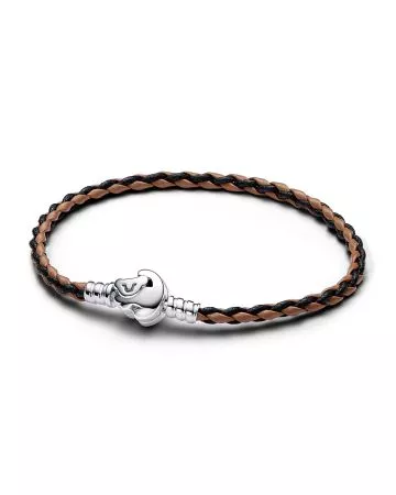 Pandora Moments Braided Leather Disney The Lion King Clasp rannekoru 19 cm  593361C01-S2