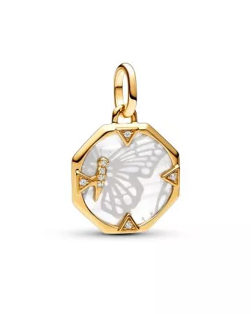 Pandora ME Pearlescent Butterfly Medallion hela 763366C01