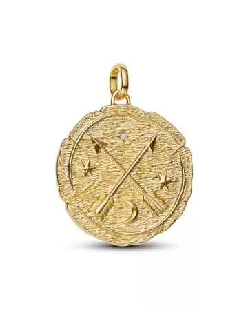 Pandora ME Crossing Arrows Oversized Medallion Charm 764084C01