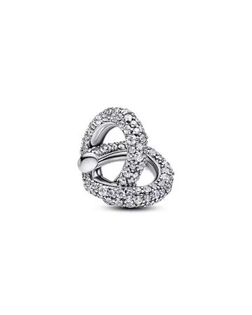 Pandora Infinity knot heart Charm 793771C01