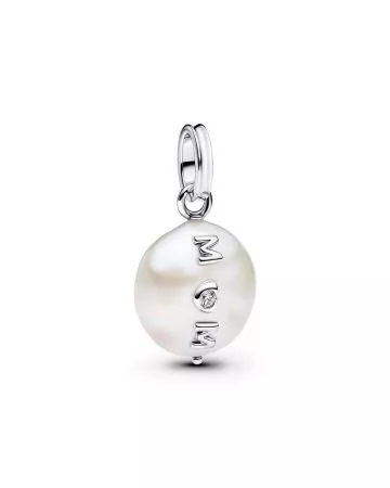 Pandora Treated Freshwater Cultured Baroque Pearl Mum Dangle Charm 793783C01