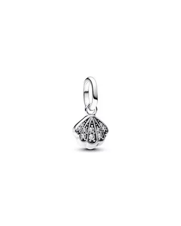 Pandora Sparkling Shell Mini Dangle Charm 793855C01