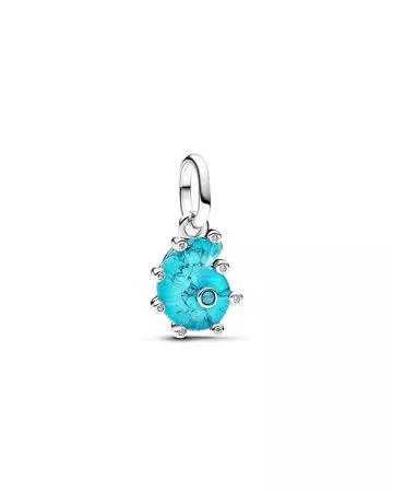Pandora Blue Murano Glass Sea Snail Dangle Charm 793900C01