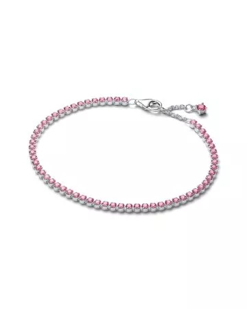Pandora Pink Small Tennis Bracelet 593927C02