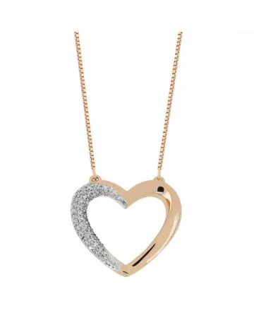 Ruusukultainen timanttikaulakoru IGN-1270-007