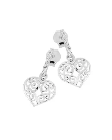 Hopeiset tappikorvakorut J72512 A-18