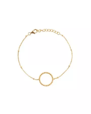 Hopeinen rannekoru / kullattu JD28010/2YG