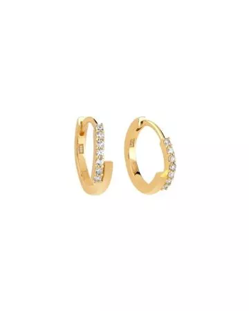 Gold-plated silver earrings JD32171/2YG-1