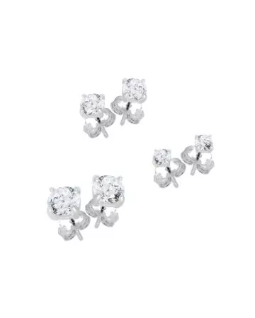 Silver Earrings Set JT-241215 A-18