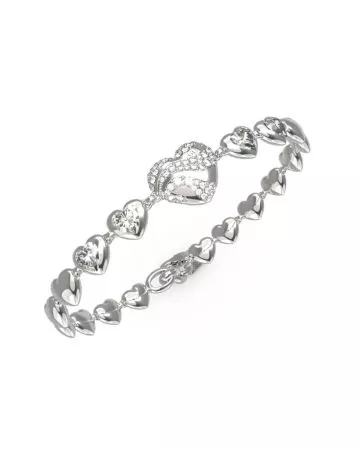 Guess In My Heart Bracelet JUBB04492JWRHS