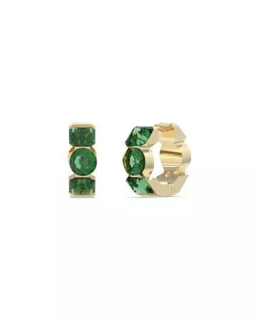 Guess Crazy Geometrical korvakorut / vihreä JUBE03305JWYGEMT/U