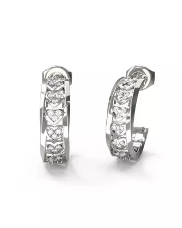 Guess Mon Amour korvakorut JUBE04603JWRHT/U