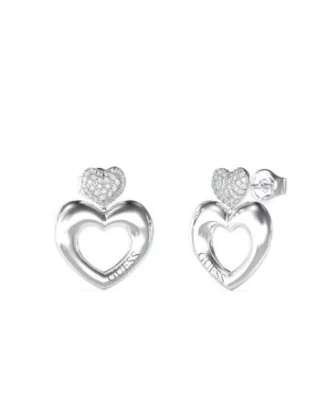 Guess Crazy In Love Earrings JUBE05209JWRHT/U