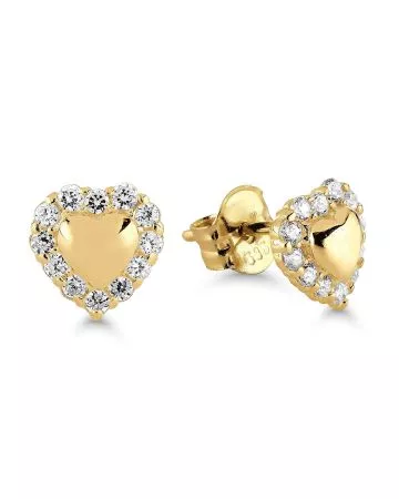 Kultaiset sydänkorvakorut K-E35205Z