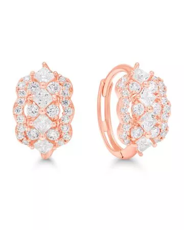 Punakultaiset rengaskorvakorut K-E40445ZRG