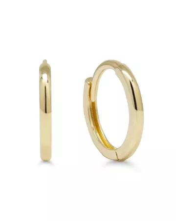 Kultaiset rengaskorvakorut 10 mm K-E48519