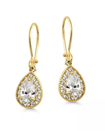 Kultaiset korvakorut / koukku K-E91970Z