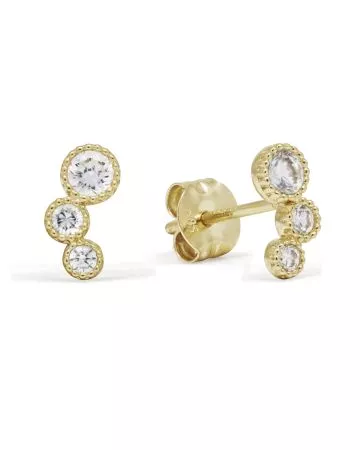 Kultaiset korvakorut K-E93821Z