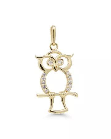 Kultainen pöllöriipus K-P62510Z