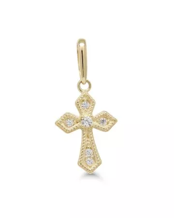 Kultainen ristiriipus zirkonit K-P68888Z