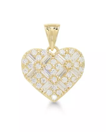 Kultainen riipus / sydän K-P71912Z