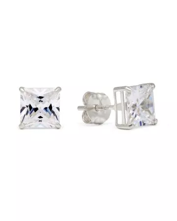 Valkokultaiset korvakorut 5 mm K-SC55ZW