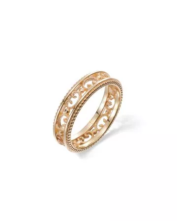 Kalevala Filigraani timanttisormus, keltakulta / kapea 141000500-15