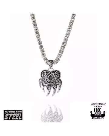 Northern Viking Jewelry Karhunkäpälä -kaulakoru NVJRS047