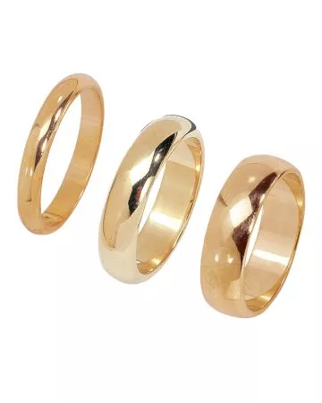 Kihlasormus / keltakulta 2mm