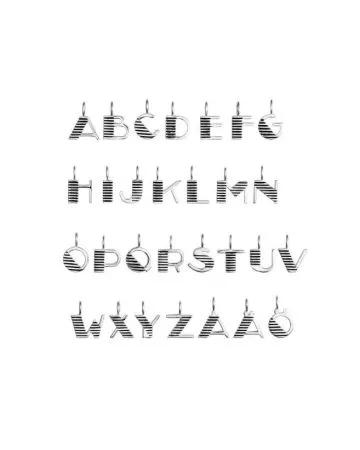 Efva Attling Love Letter kirjain riipus