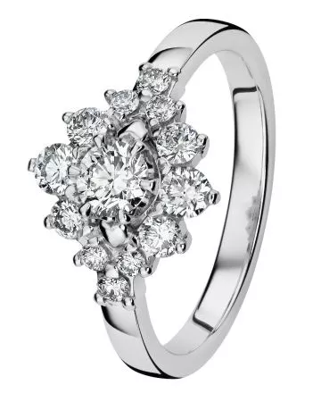 Kohinoor Josefina- timanttisormus 933-100V-82B4