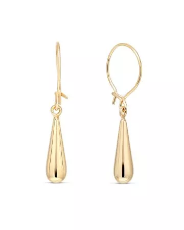 Kultaiset korvakorut, kyynel 15 mm KYYNEL-15MM-PK