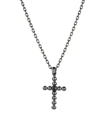 Lempikoru Helmikki -ristikaulakoru musta 45/50cm 4908707450