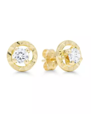 Gold earrings LME-5347Z