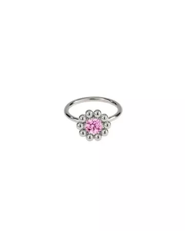 Lumoava Daisy sormus, vaaleanpunainen L52228150000